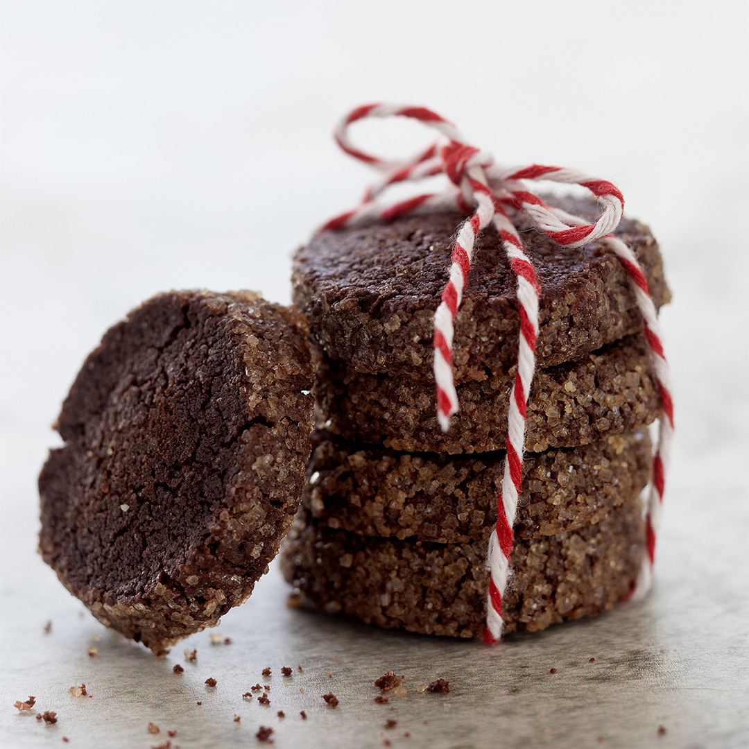 עוגיות קקאו יהלומים